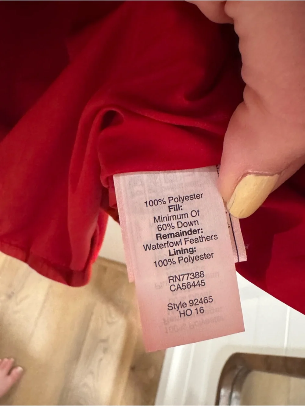 J. Crew Factory Quilted Red Puffer Vest - Picture 4 of 5